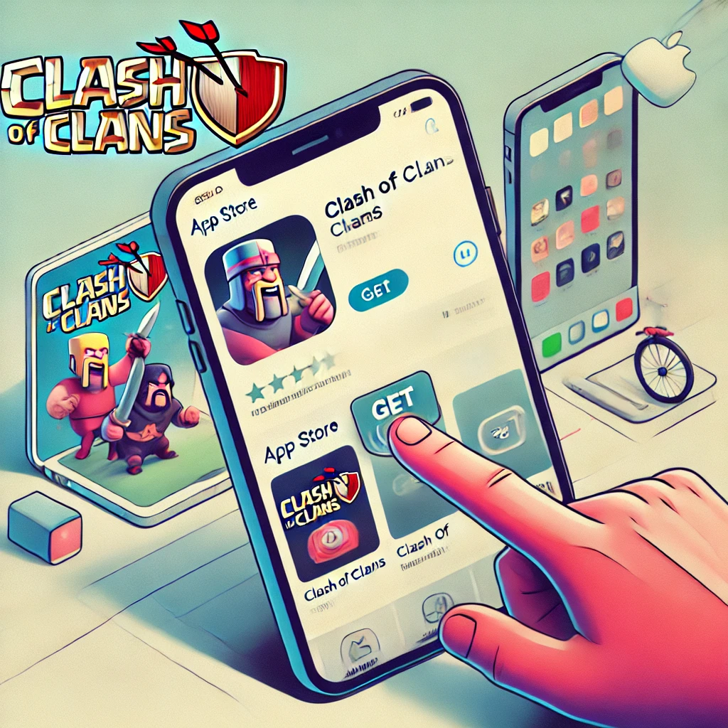 Cách tải game clash of clans trên iphone ipad đơn giản