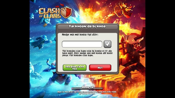 Khóa bảo mật clash of clans và cách phòng tránh