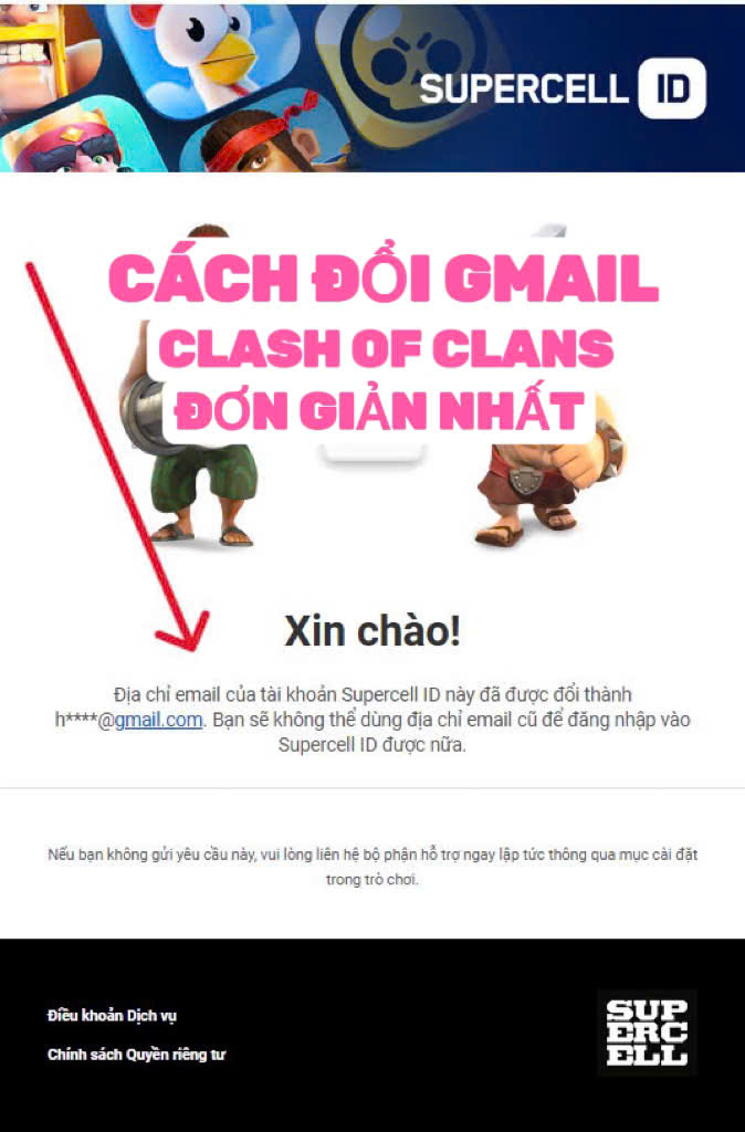 Cách đổi gmail supercell ID đơn giản nhất z6133841657746 e8d68a7eeee3720d