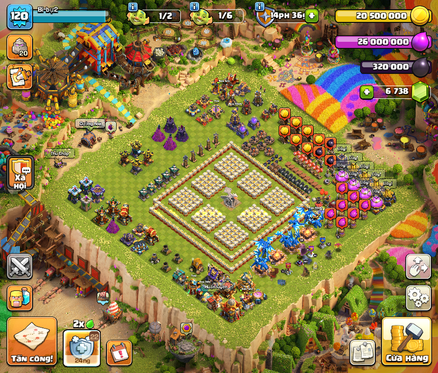 TH16 TẦM TRUNG TỔNG QUAN ĐẸP – SẴN 6.738 GEMS