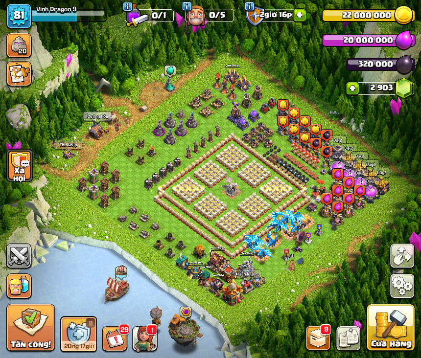 TH16 DEF LEVEL 1 – GIÁ RẺ CHO AE TẬP CHƠI